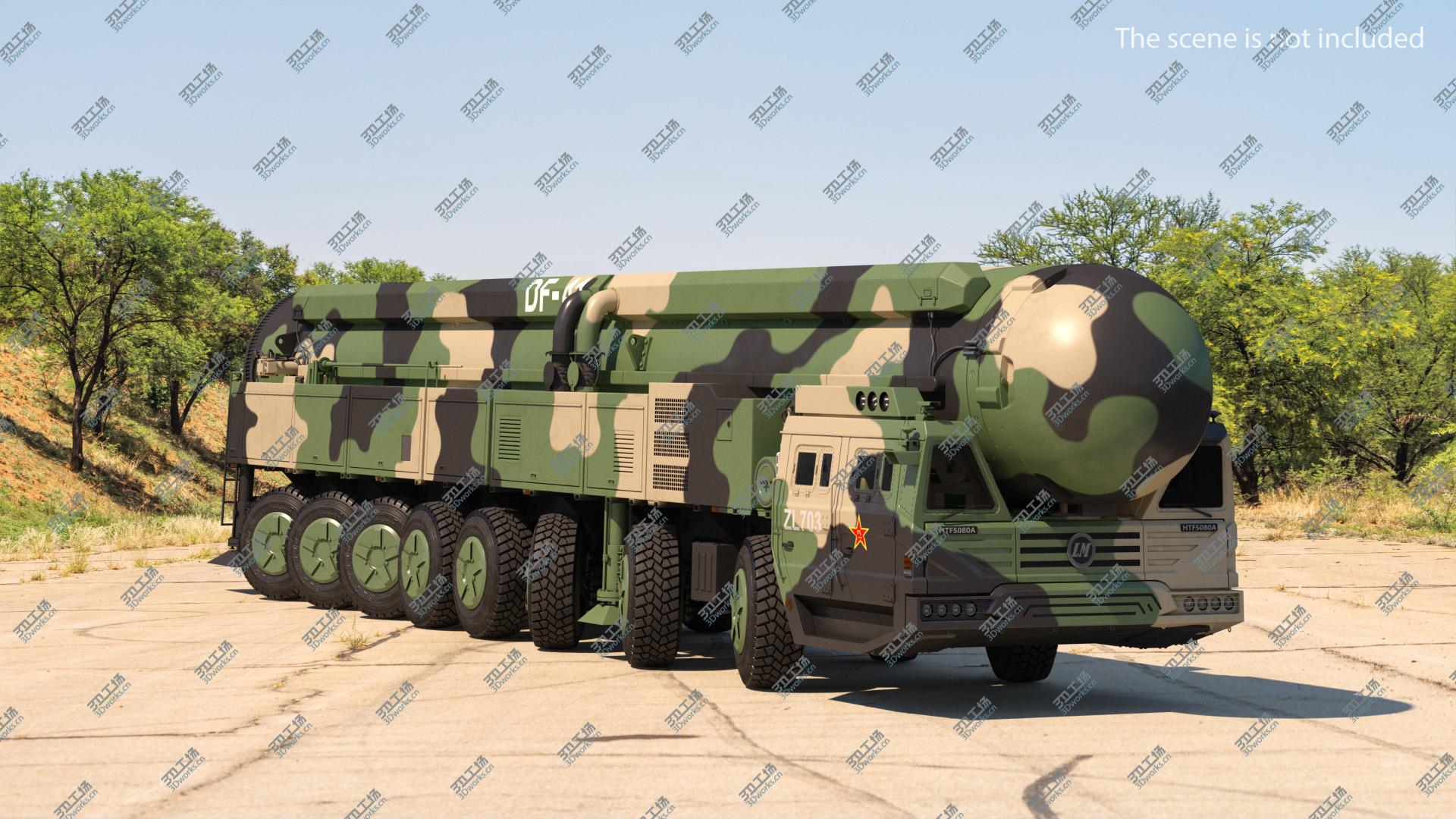 images/goods_img/20210319/3D Dongfeng-41 ICBM Launch Vehicle Rigged model/1.jpg